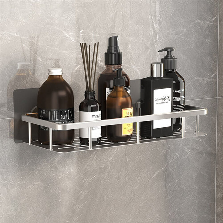 Metal Suction Cup Bathroom Shelves
