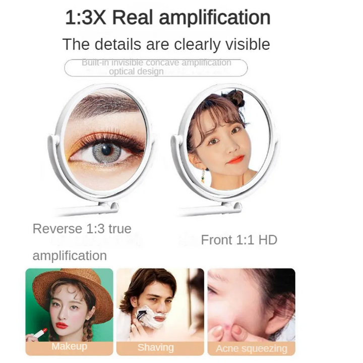 All-Angle Elegance 3X Magnification Wall Mirror |