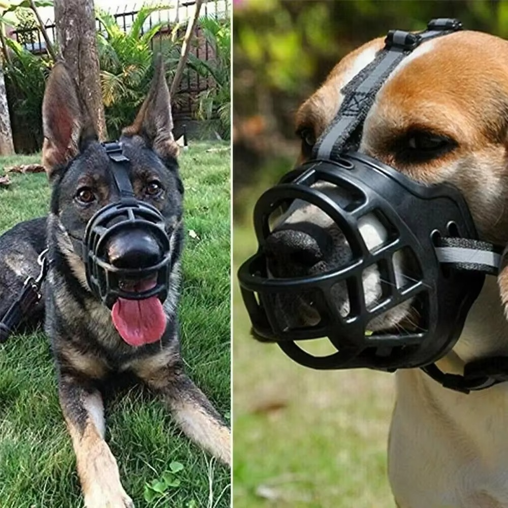Reflective Dog Muzzle - Water-Friendly &amp; Breathable