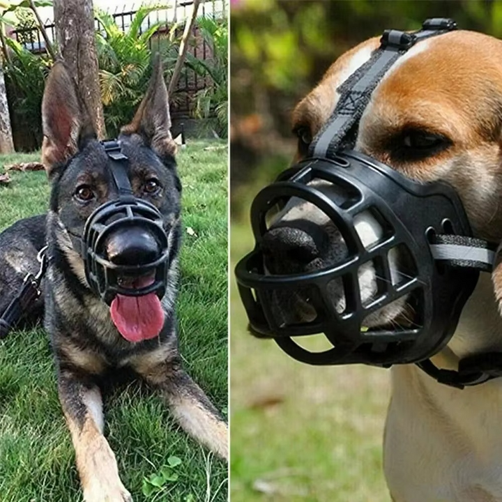 Reflective Dog Muzzle - Water-Friendly &amp; Breathable