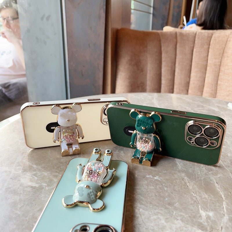 Bear Lover colourful 3D Doll Phone Case