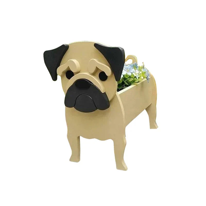 Flower Pot - Pawsome - Dog Plant Container - Various Breeds