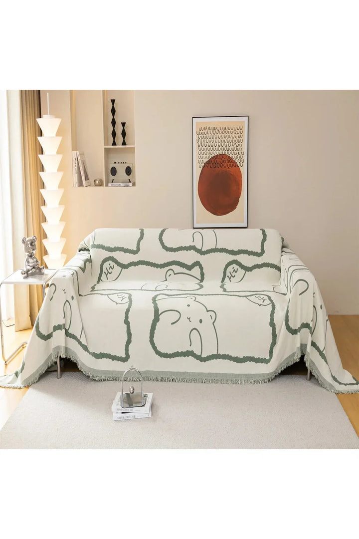 Living room sofa cover |