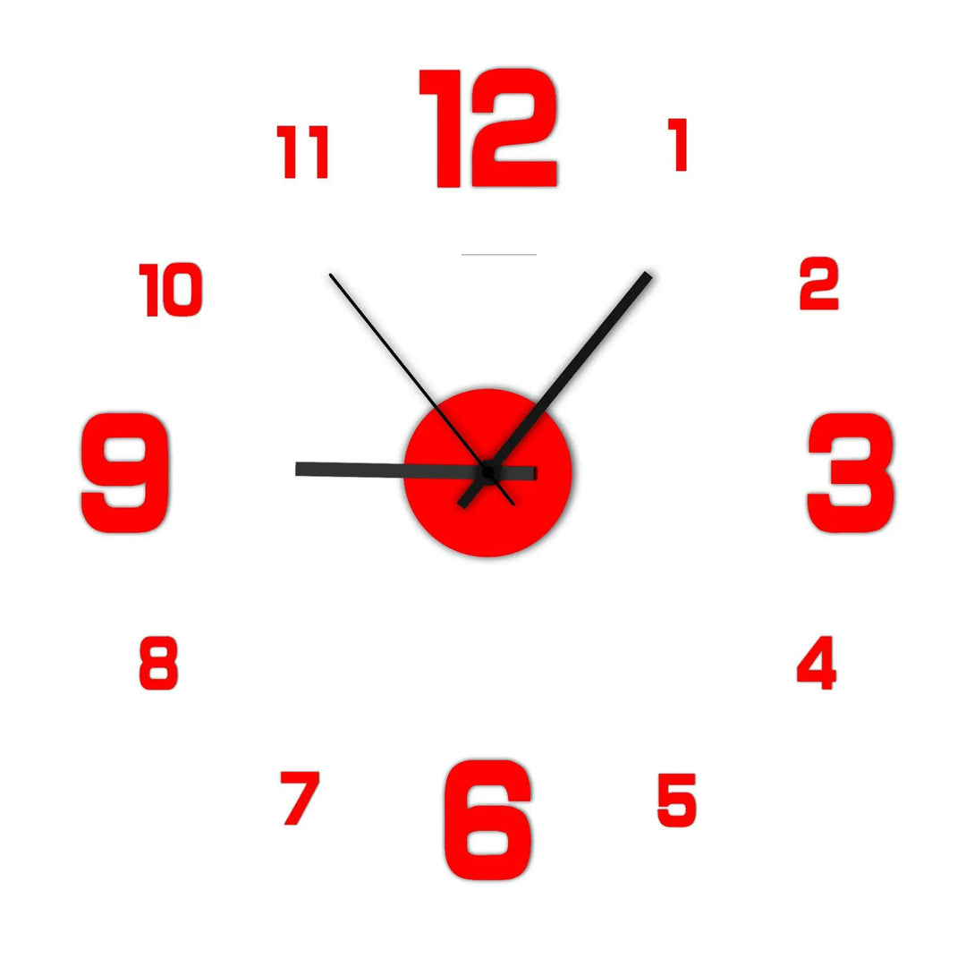Creative frameless wall clock