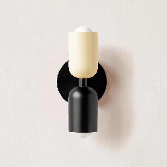 Cream Double-Head LED Wall Lights