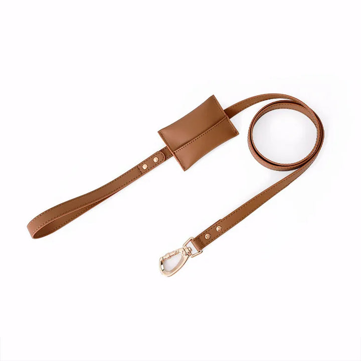 Adjustable Leather Dog Harness with Custom Engraving