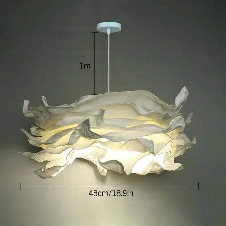 Cloud Like Paper Lampshade up to 70 cm wide