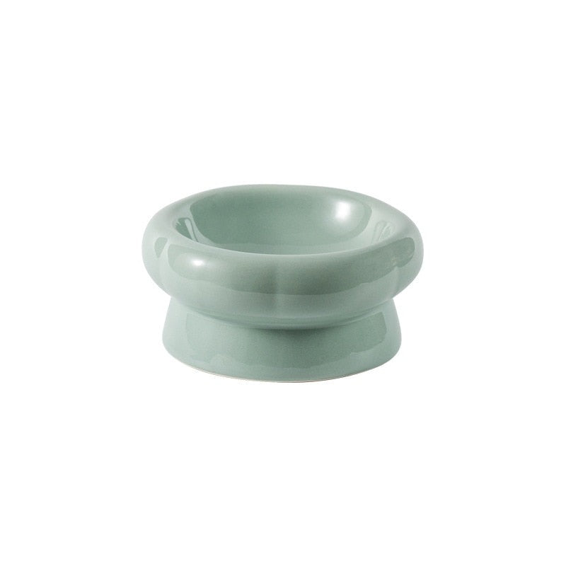 Luna Ceramic Elevated Cat Bowls