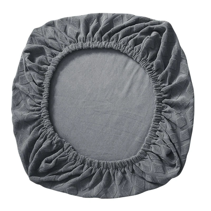Spandex elastic office chair cover Jacquard seat covers pineapple mesh fleece protective cover elastic computer seat protector