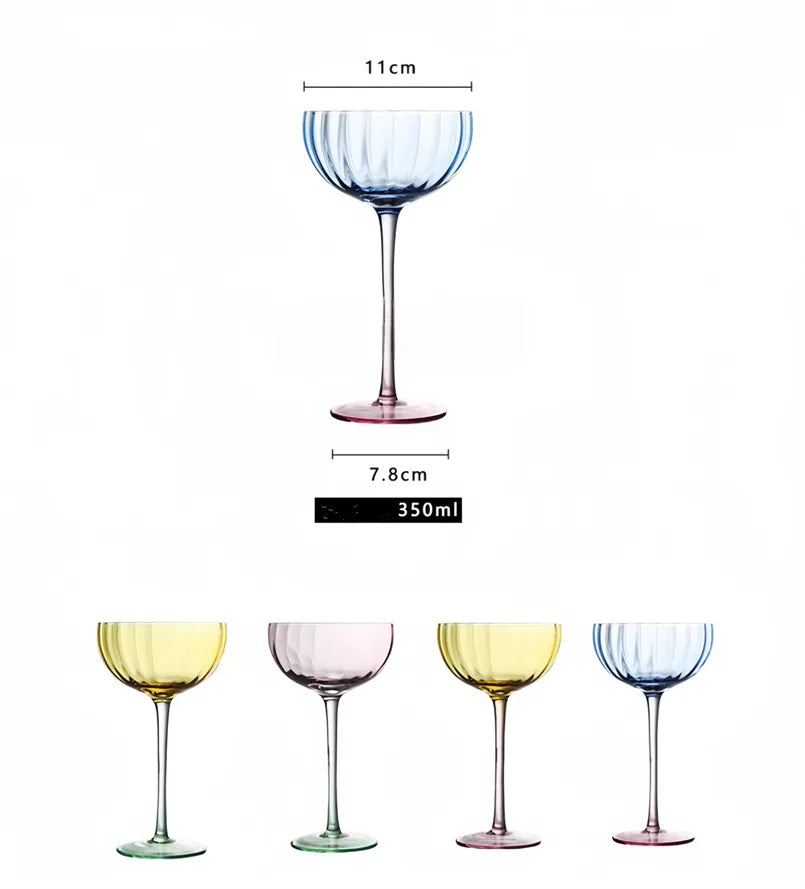 coloured Pumpkin Glassware