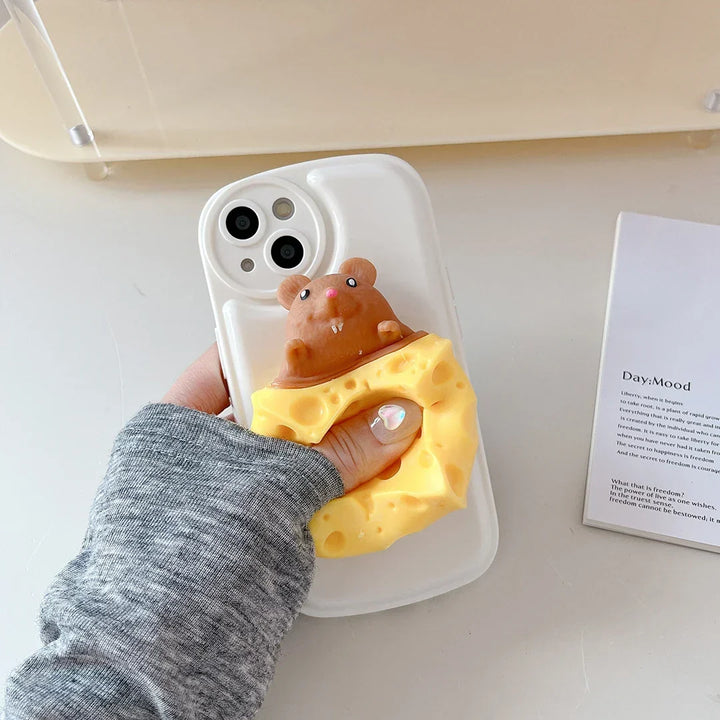 Cheese Lover Mouse iPhone Case