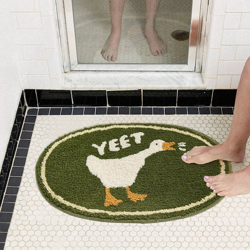 Cute Animal Handmade Bath Mat