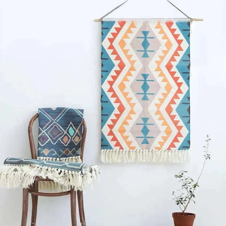 Macrame Hanging Cotton Rug