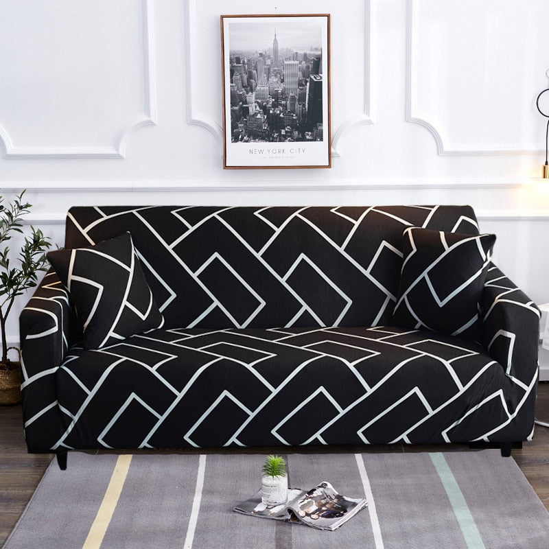 Modern Non-slip colourful Elastic Sofa Cover