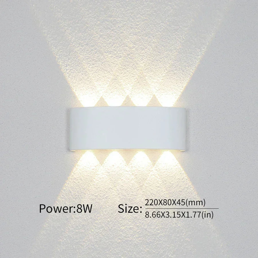 Modern lighting, indoor or outdoor: The versatile LED wall lamp