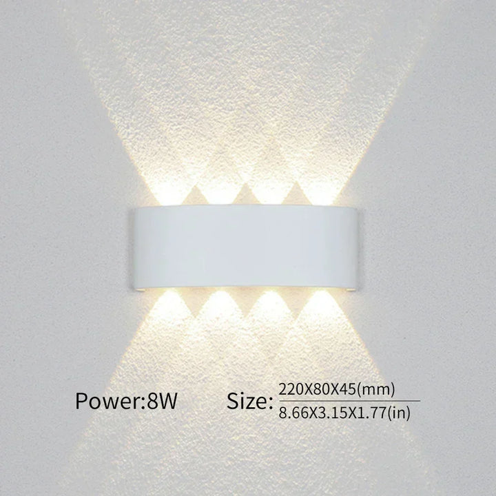 Modern lighting, indoor or outdoor: The versatile LED wall lamp