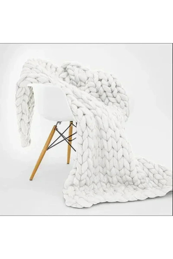 Cozy Knit Chunky Blanket
