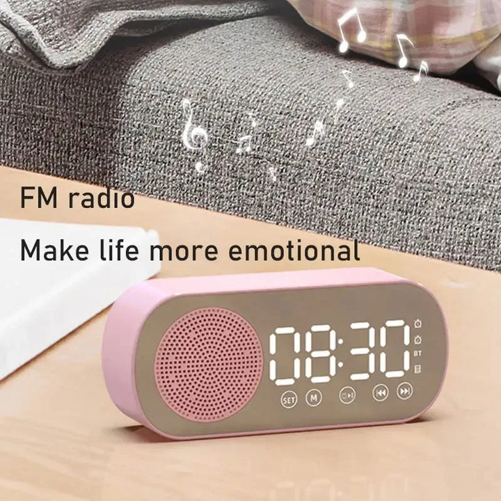 Digital Alarm Clock with Bluetooth Speaker &amp; FM Radio