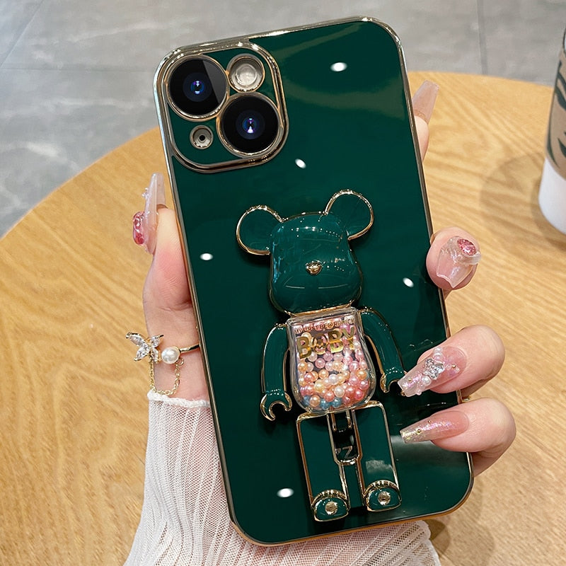 Bear Lover colourful 3D Doll Phone Case