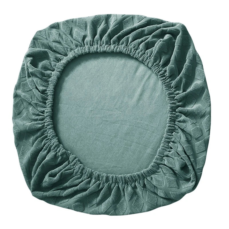 Spandex elastic office chair cover Jacquard seat covers pineapple mesh fleece protective cover elastic computer seat protector