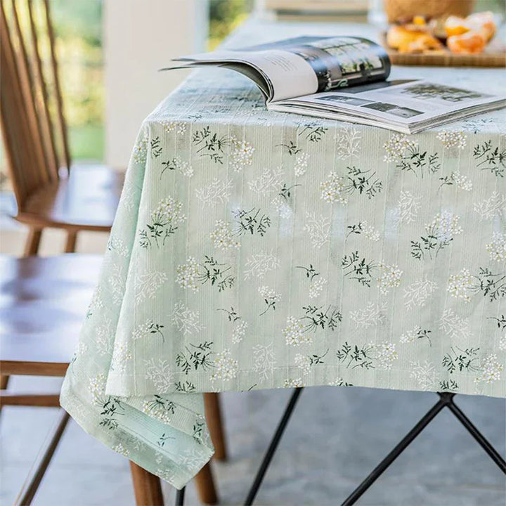 Floral tablecloth