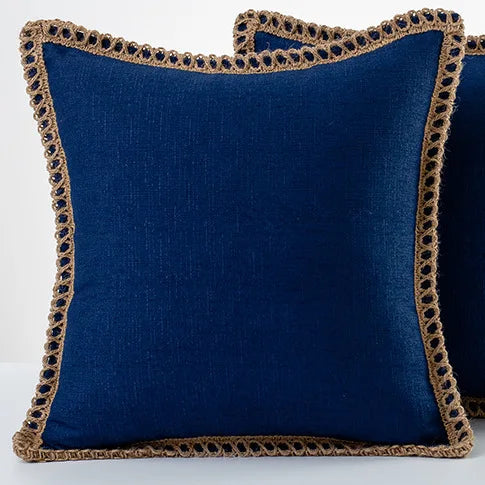 colourful pillowcases in French style