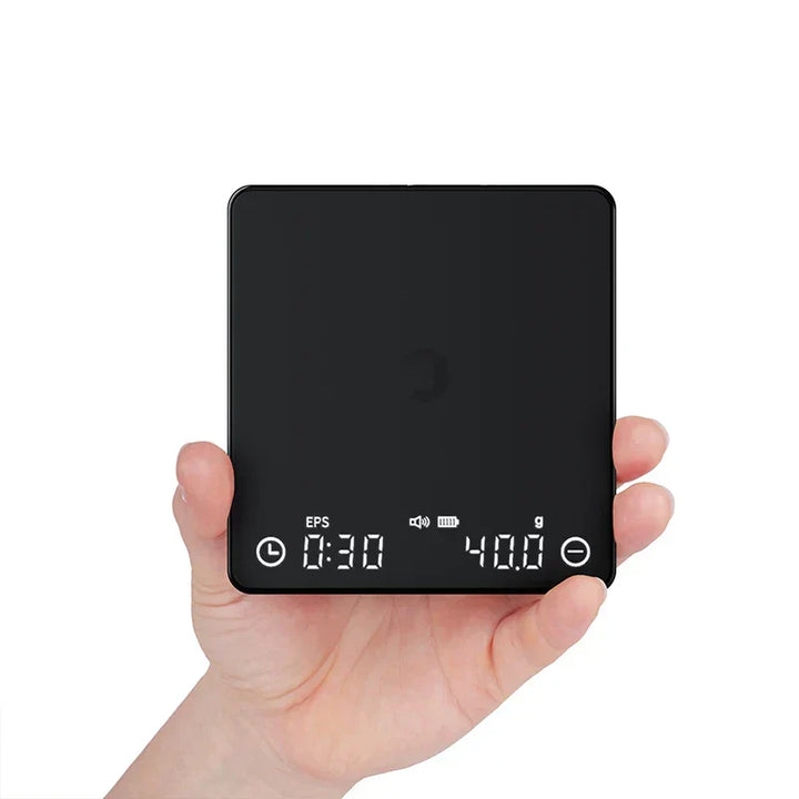 SearchPean Tiny/Tiny2s Espresso Coffee Kitchen Scale, Mini Smart Timer, USB, 2 kg/0.1 g/oz/ml, free shipping, gift for man and woman