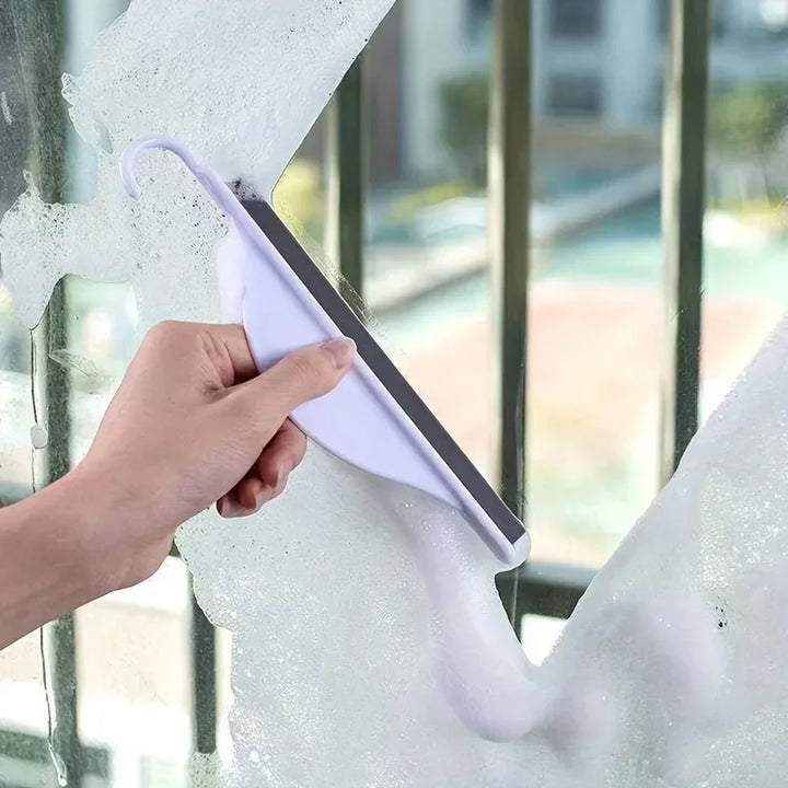 Glarex Mini Scraper | Compact &amp; Flexible | Silicone Lip | Perfect for Glass &amp; Mirrors