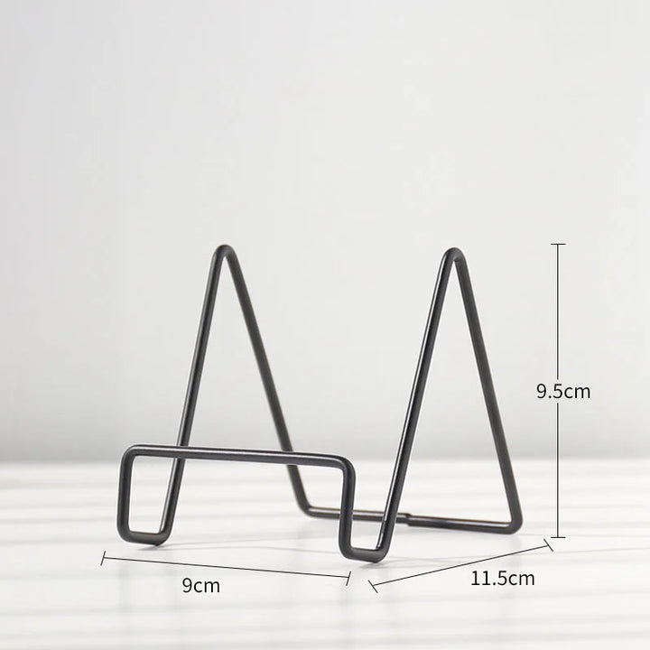 Iron Art Multi-Use Display Stand: Versatile magazine, dish, picture, and photo album stand for home decor