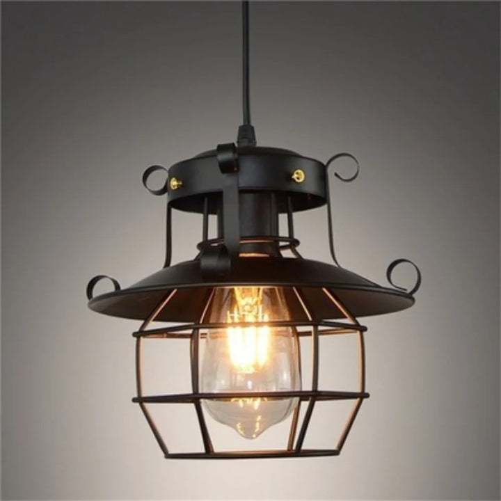 Norah Retro-Industrial Pendant Light