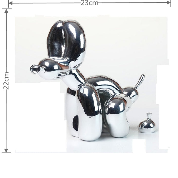 Balloon Dog Sculpture, Balloon Art Statue, Mini Collectible Figure, Home Decor, Resin Figure, Desk Accessories, Room Decoration