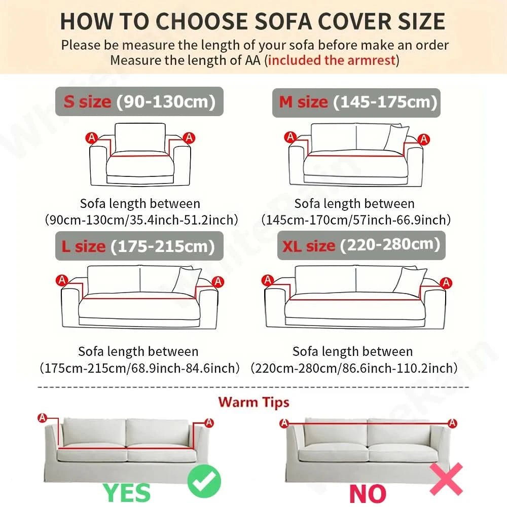 Sofa cover – Non-slip &amp; machine washable |