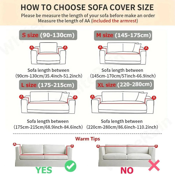 Sofa cover – Non-slip &amp; machine washable |