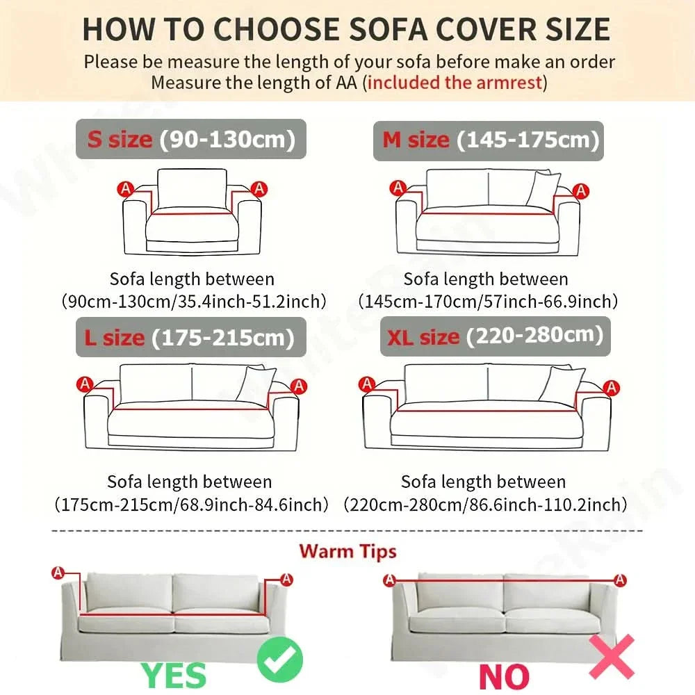 CouchWrap - lightweight and non-slip sofa cover