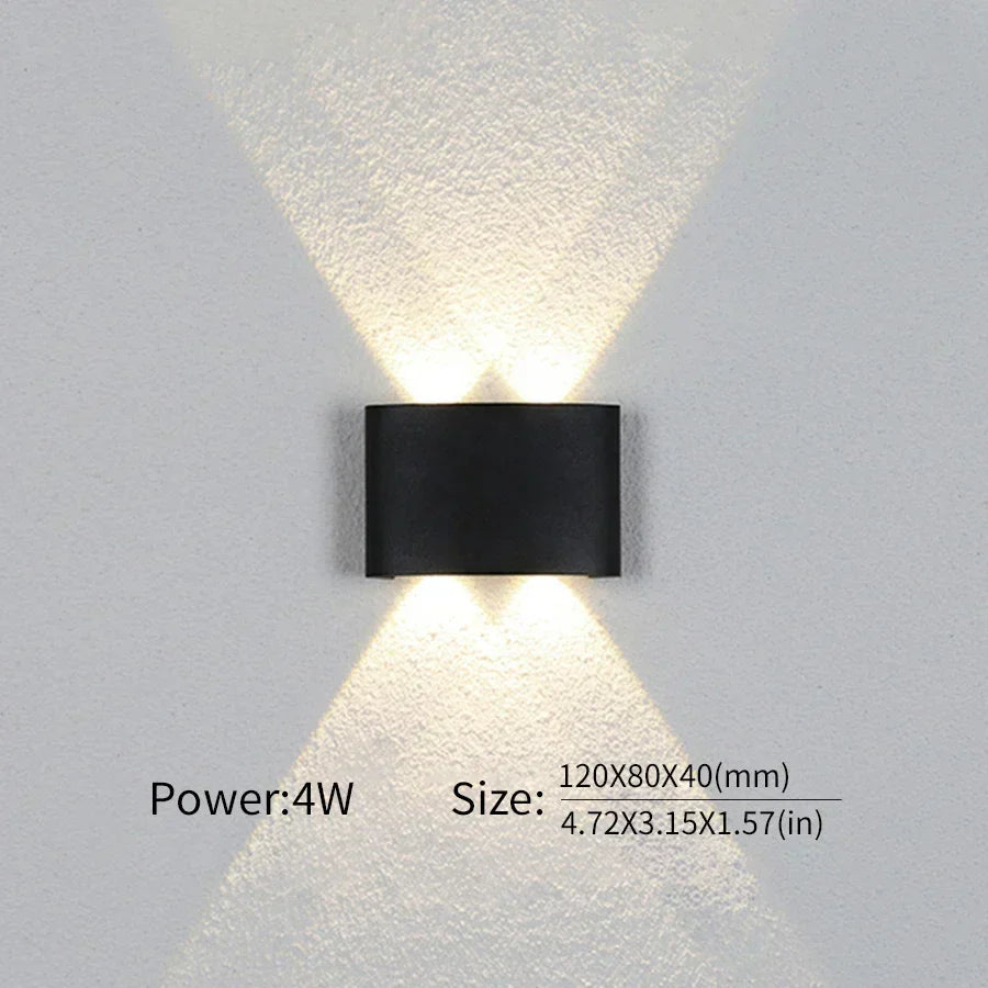 Modern lighting, indoor or outdoor: The versatile LED wall lamp