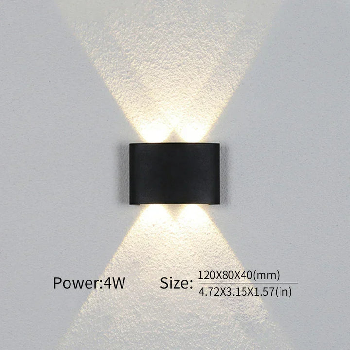 Modern lighting, indoor or outdoor: The versatile LED wall lamp
