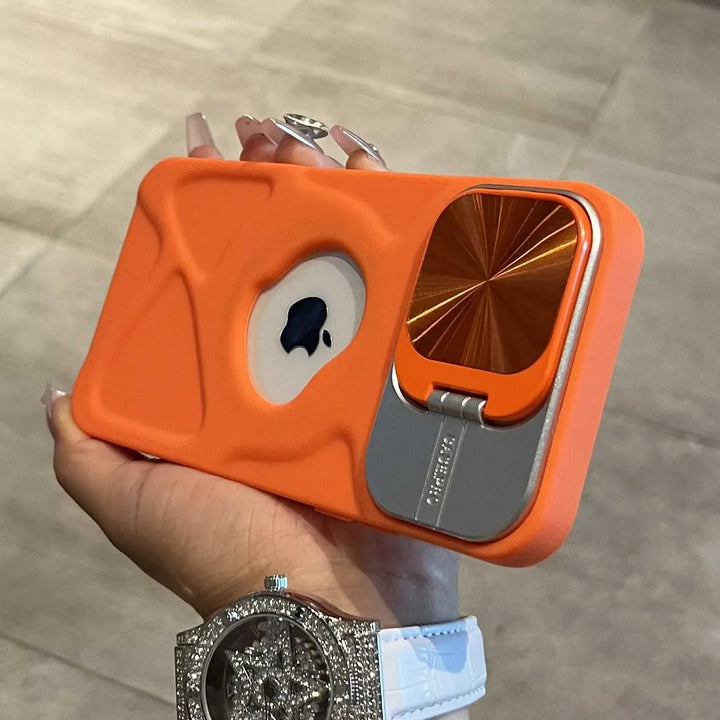 Magsafe Silicone Lens Flip IPhone Case