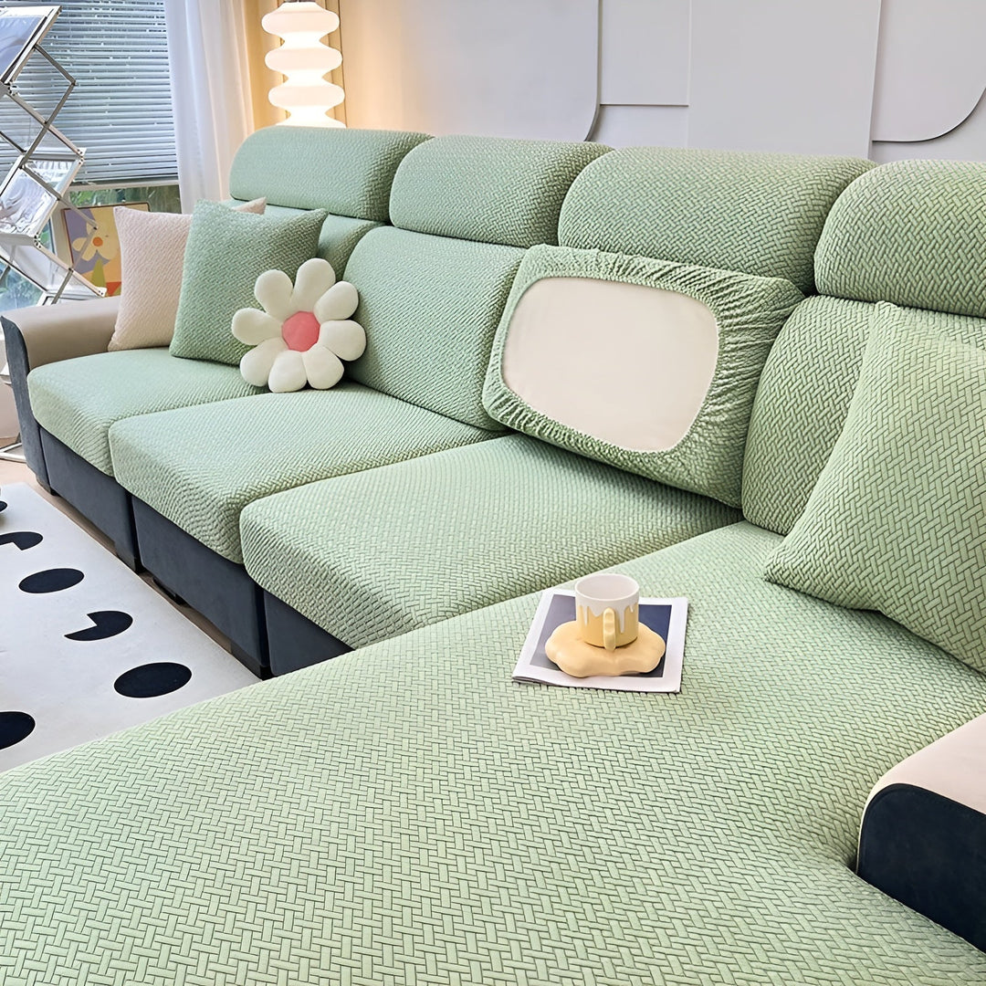 Elastic Sofa Cover – Water-Repellent and Tailored | Protective Cover Made from Stretch Fabric |