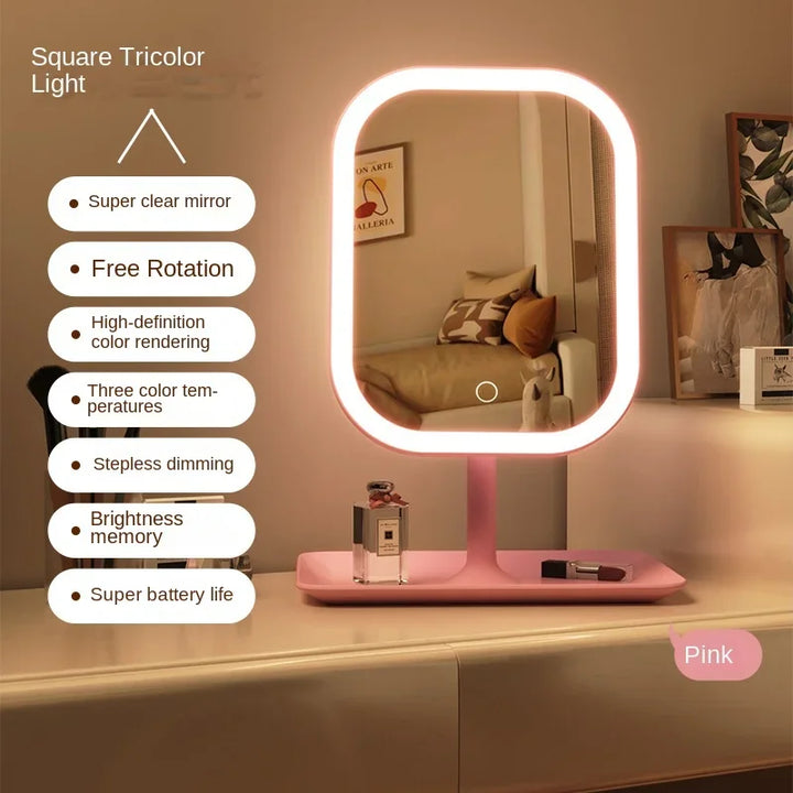 LED Makeup Mirror Lumiéra | 3 Light colours | Touch Control | Modern Design