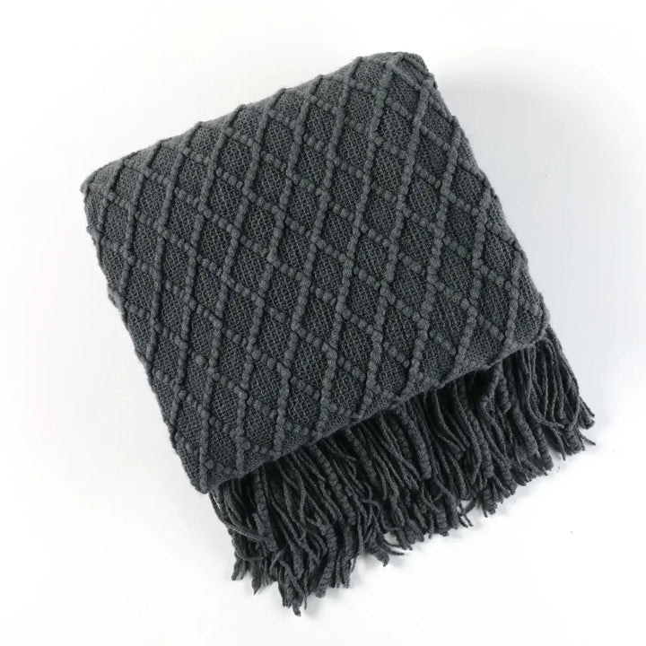 Nordic Style Dick Knitted Blanket