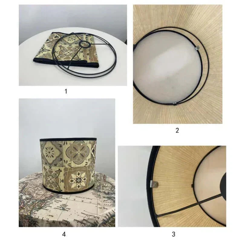 Art Deco Drum Lampshade