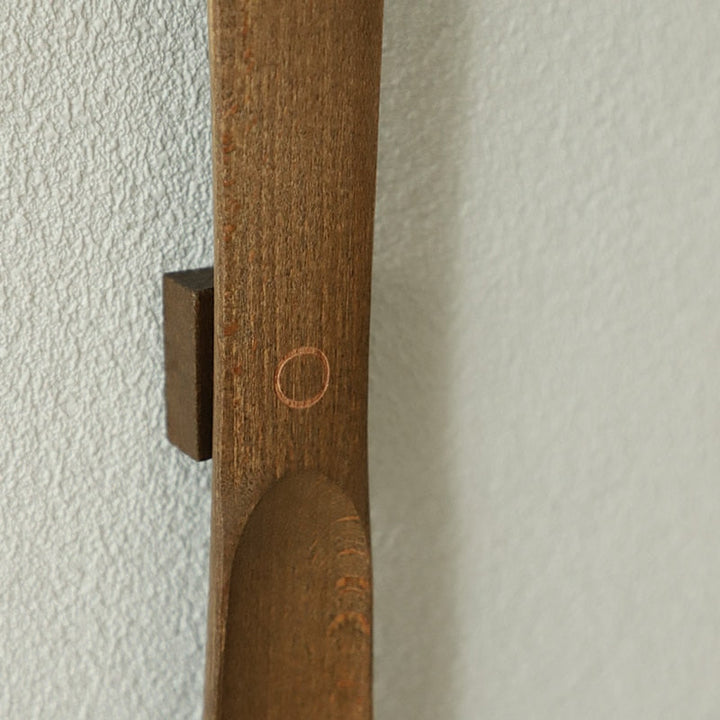 Wood long handle magnetic shoehorn