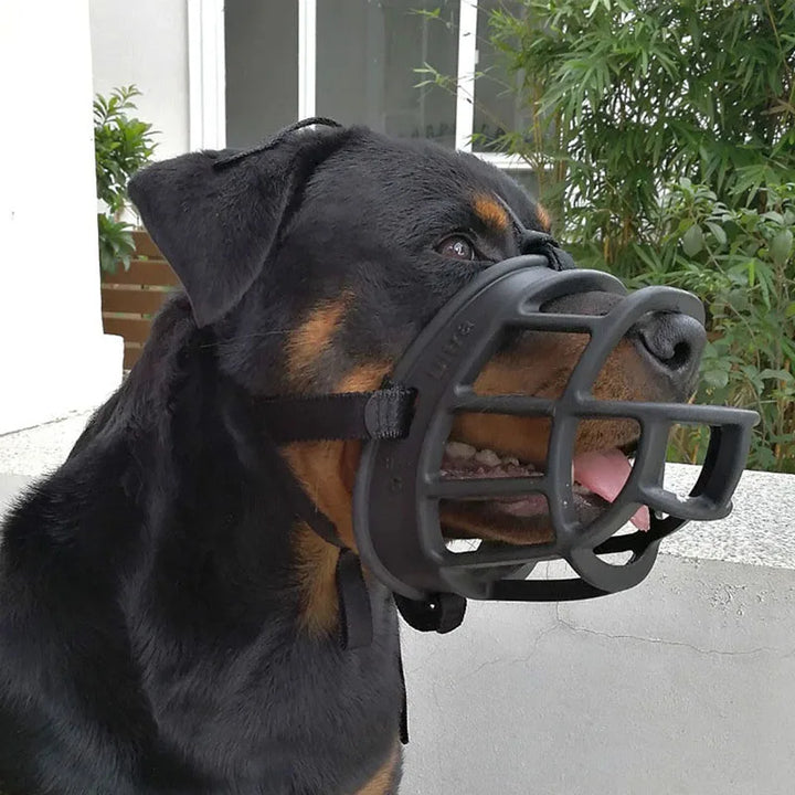 Adjustable Silicone Dog Muzzle | Anti-Bite, Training &amp; Barking Control