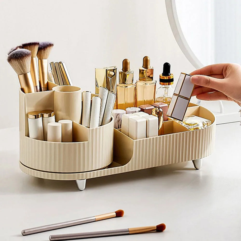 Eleganza – Luxury Beauty Organizer with Slim Rotating Design