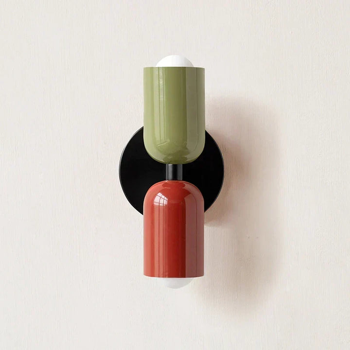 Double Head Wall Lamp Black Base