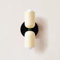 Cream Double-Head LED Wall Lights