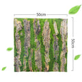 DIY Wall Decoration Green Plant Bark