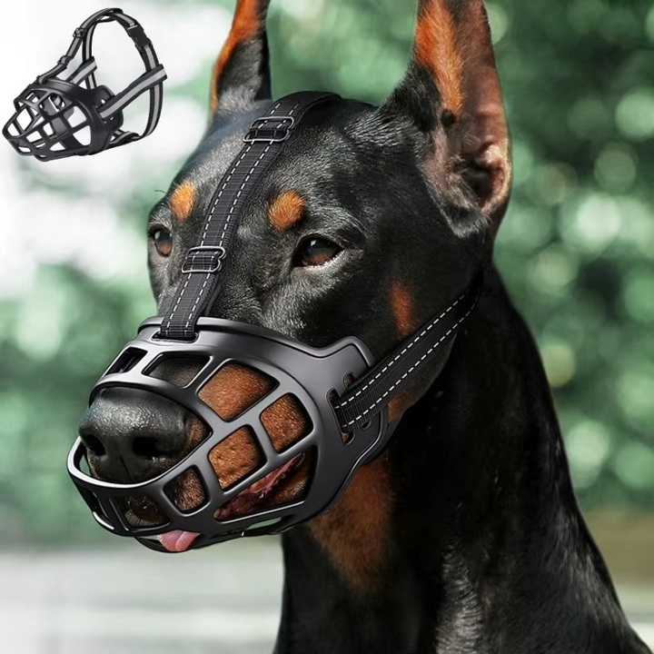 Reflective Dog Muzzle - Water-Friendly &amp; Breathable