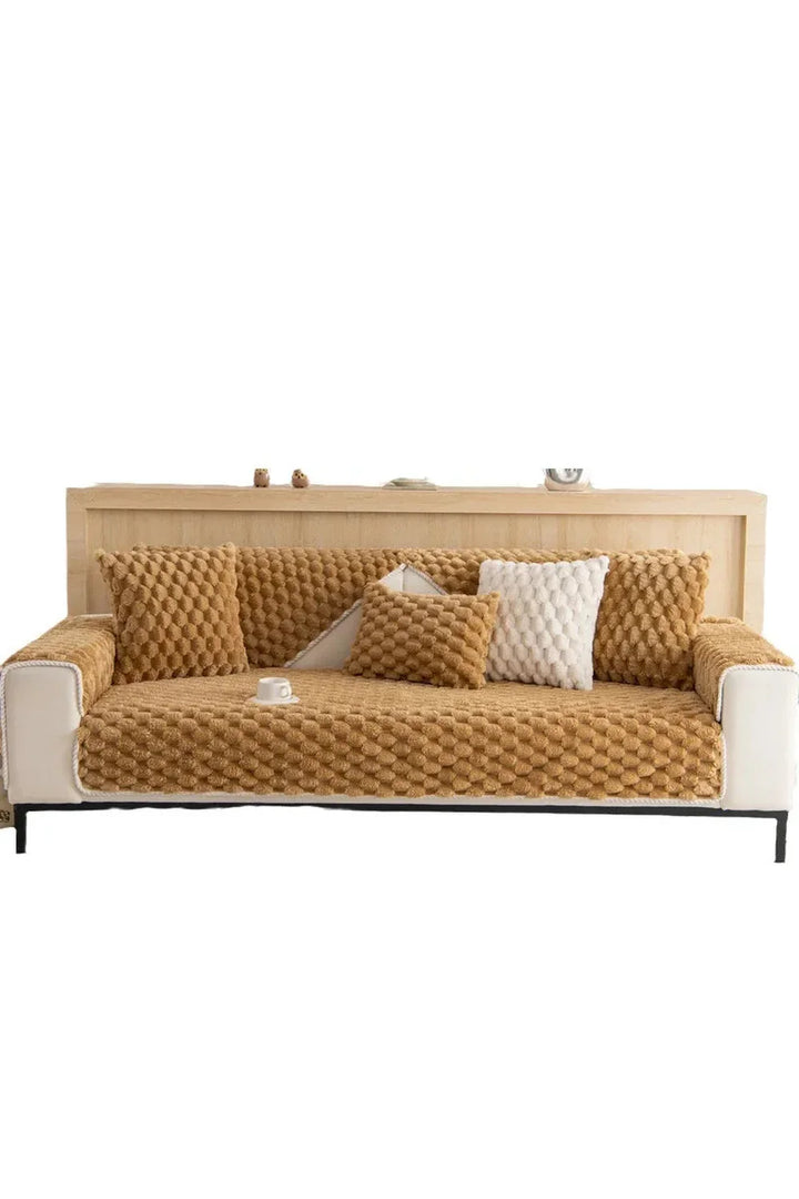 Velvet sofa cover |