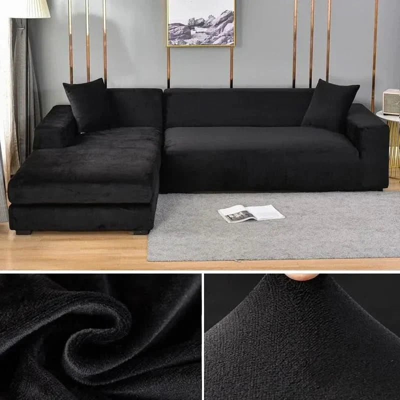 PlushFit - High-Quality Sofa Covers Made of Stretch Velvet